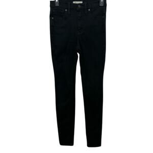MADEWELL Jeans Womens Size 26 10” High Rise Skinny Black